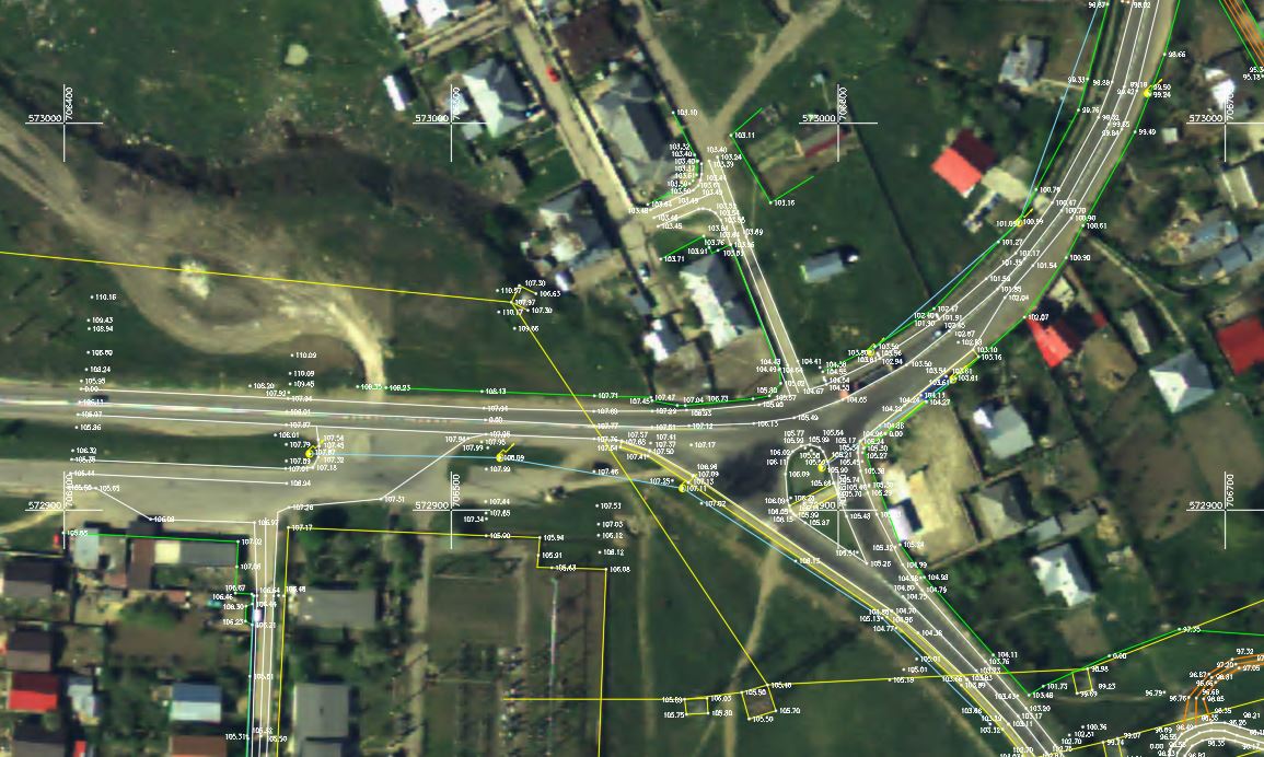 Ridicare topografică drum